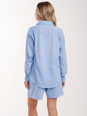Пижама рубашка / шорты из хлопка
