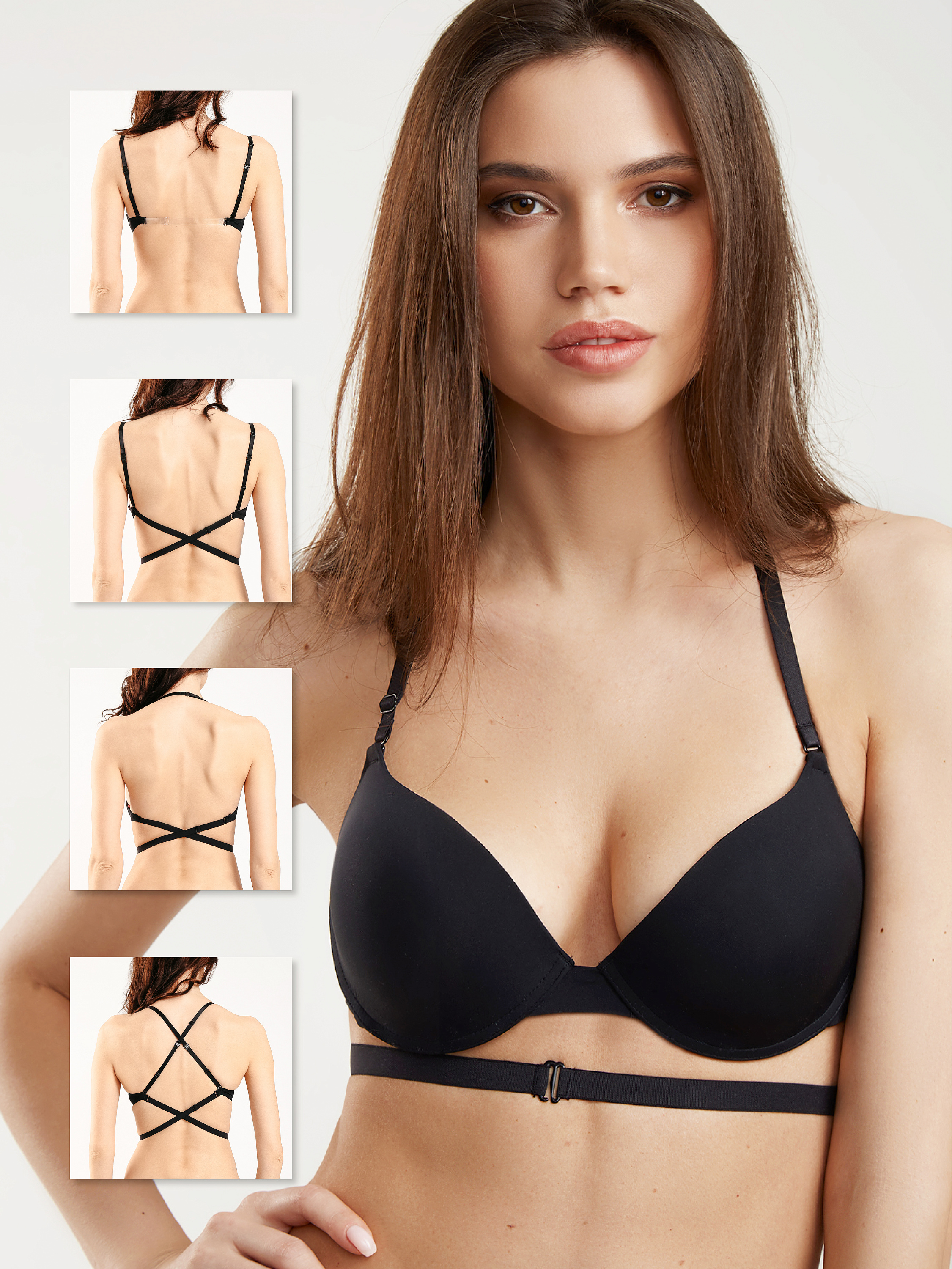 Бюстгальтер push-up Черный 2613F1137 | фото 1